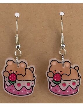Fun Acrylic Dangle Earrings Cute